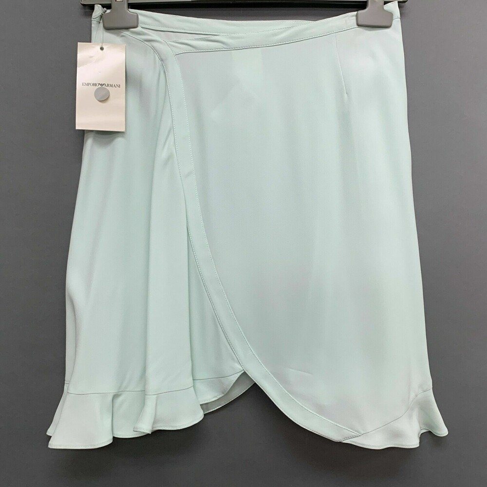 Emporio Armani Women's Skirt 40 or 4 (US) Light Green Italy NWT $245